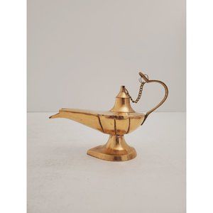 Vintage Brass Stick/Cone Incense Burner small burner with lid, made in i…